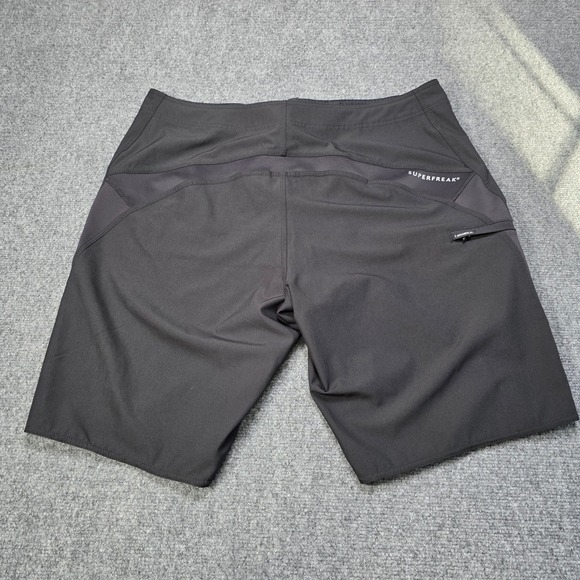 O'Neill Men Hyperfreak Board Shorts Size 36 Black Superfreak Stretch Swim Trunks - Picture 7 of 8